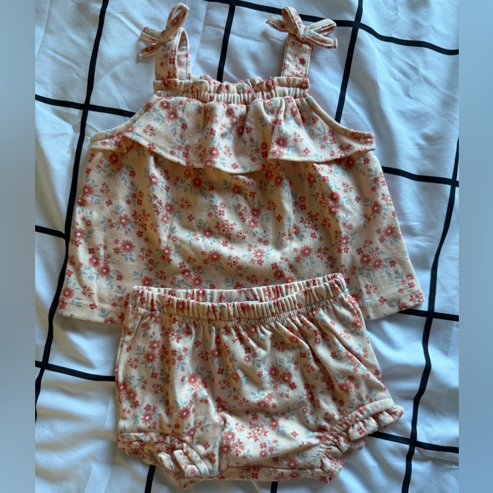 Floral Kids Outfit Set
